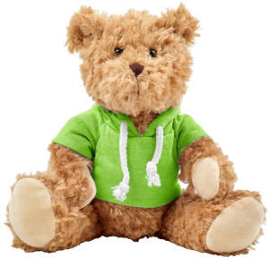 Miś w zielonej bluzie - 20cm - pluszak, maskotka