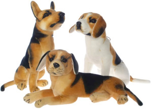 Piesek owczarek niemiecki beagle rottweiler - 30cm - pluszak, maskotka