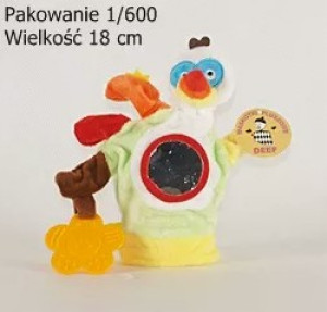 Pacynka Baby Ręka Kogut - 18cm - pluszak, maskotka