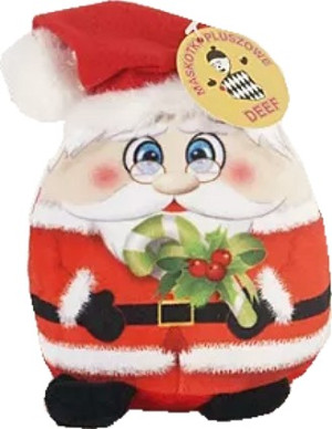 Święty Mikołaj - 14cm - pluszak, maskotka