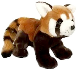 Miś Panda Czerwona - 25cm - pluszak, maskotka