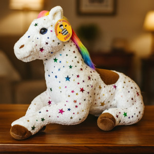Konik leżący koń - 40cm - pluszak, maskotka