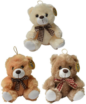 Miś 3 kolory - 20cm Kakaowy - pluszak, maskotka