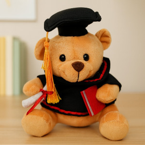 Miś Absolwent Szkolny Profesor - 17cm - pluszak, maskotka