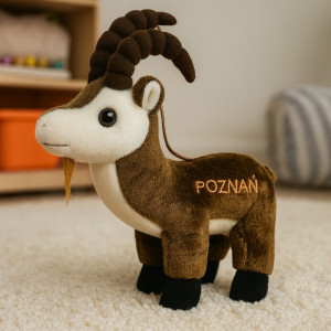 Kozica Koza Brązowa Koziołek Poznań - 22cm - pluszak, maskotka