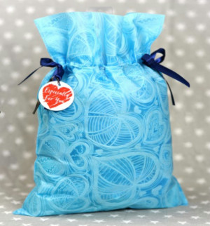 Worek Torebka Prezentowa Serca Love - 45cm - pluszak, maskotka