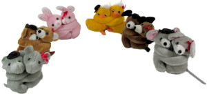 Zwierzęta Przytulające się Mix 6 modeli - 13cm Model 6 - pluszak, maskotka