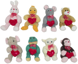 Zwierzęta Mix Love - 12cm - pluszak, maskotka