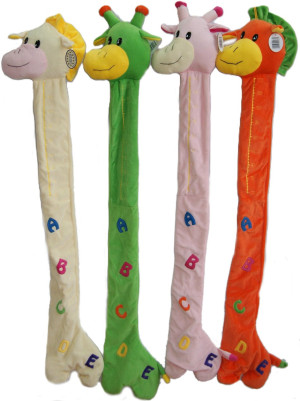 Żyrafa Centymetr 4 kolory - 125cm Żółty - pluszak, maskotka
