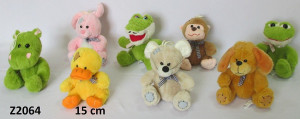 Zwierzęta Mix - 15cm - pluszak, maskotka