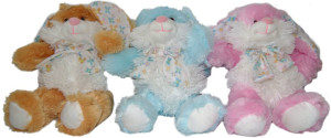 Królik Zajączek 3 kolory - 22cm Dowolny / Mix - pluszak, maskotka