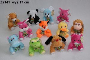 Zwierzęta Mix - 17cm - pluszak, maskotka