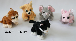 Zwierzęta Mix 5 wzorów - 13cm - pluszak, maskotka
