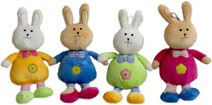 Zajączek Baby 4 kolory Królik - 25cm Dowolny / Mix - pluszak, maskotka