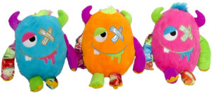 Zwierzaki Monster 3 kolory - 25cm Niebieski - pluszak, maskotka