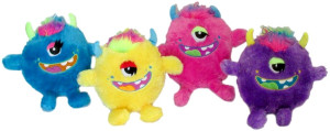 Zwierzaki Monster Szalone Głowy 4 kolory - 35/28cm Fioletowy - pluszak, maskotka