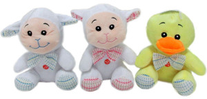 Kaczka Owieczka 2 kolory Owca (Głos) - 20cm Dowolny / Mix - pluszak, maskotka