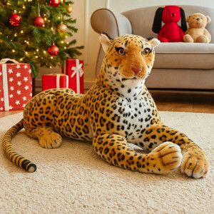 Gepard Lampart Pantera Leżąca Gigant - 115cm - pluszak, maskotka