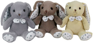 Królik Zajączek 3 kolory - 22cm Beżowy - pluszak, maskotka