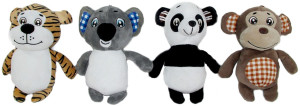 Zwierzęta Tygrys Miś Koala Panda Małpka Mix - 20cm - pluszak, maskotka