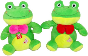 Żaba 2 kolory Żabka (Głos) - 20cm Czerwony - pluszak, maskotka