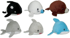 Orka Foka Wilk Lew Morski Delfin Rekin Mix - 14cm Model 6 - pluszak, maskotka