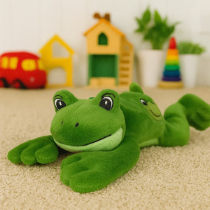 Żaba Leżąca Żabka (Głos) - 30cm - pluszak, maskotka