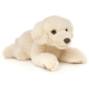Piesek Labrador Retriever Realistyczny Leżący Soft - 29cm - pluszak, maskotka