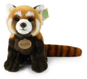 Miś Panda Czerwona Realistyczna - 28cm - pluszak, maskotka