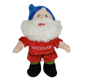 Krasnal Wrocław Czerwony Wielkobrody DUBI - 30cm - pluszak, maskotka