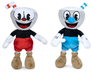 Cuphead & Mugman 2 kolory - 25cm Czerwony - pluszak, maskotka