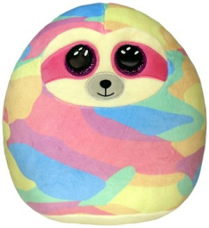 Poduszka Leniwiec Cooper Squishy Ty - 22x22cm - pluszak, maskotka