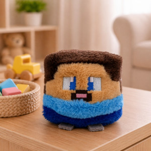 Piłka Steve Minecraft Beanie Bouncers TY - 9cm - pluszak, maskotka