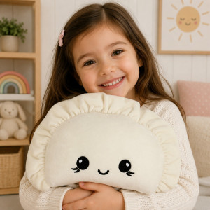 Poduszka Pieróg Pierogi Kremowy Pierożek - 35cm - pluszak, maskotka