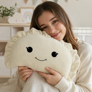 Poduszka Pieróg Pierogi Kremowy Pierożek - 60cm - pluszak, maskotka