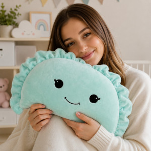 Poduszka Pieróg Pierogi Zielony Pierożek - 60cm - pluszak, maskotka