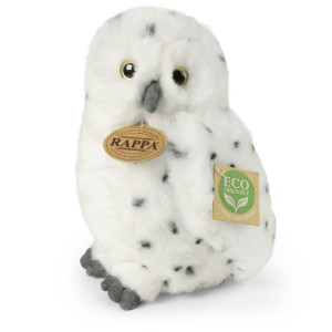 Sowa Śnieżna Biała Leśna Realistyczna - 18cm - pluszak, maskotka