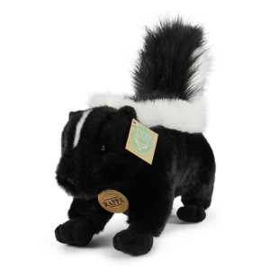 Skunks Pluszowy Realistyczny - 28cm - pluszak, maskotka