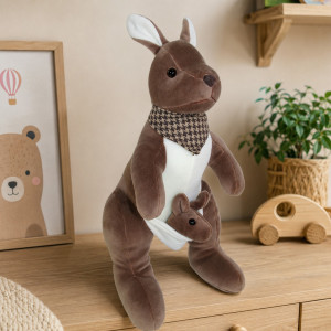 Kangurzyca z Maleństwem Kangur - 28cm - pluszak, maskotka