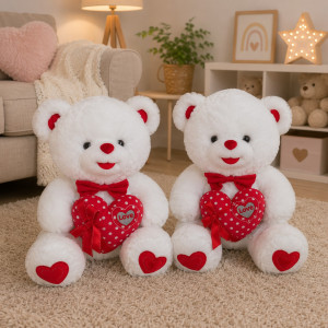 Miś Love 2 kolory - 50cm Dowolny / Mix - pluszak, maskotka