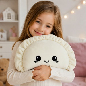 Poduszka Pieróg Pierogi Kremowy Pierożek - 42cm - pluszak, maskotka