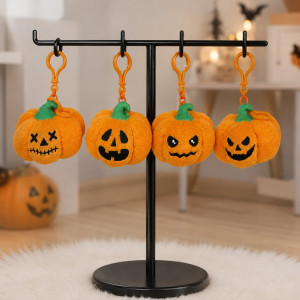 Brelok Dynia 4 wzory Halloween - 9cm Model 2 - pluszak, maskotka