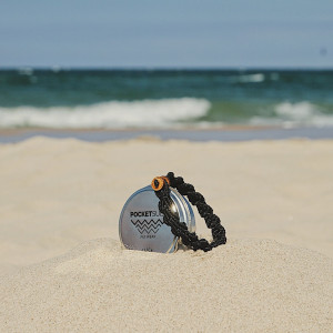 Bransoletka sznurkowa czarny Shell M&L M Hippie style