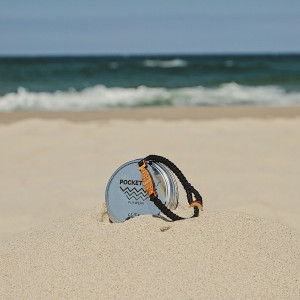 Bransoletka sznurkowa czarny Surfboard M&L M Hippie style