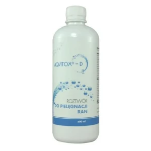 Aqvitox D roztwór do oczyszczania ran 500ml