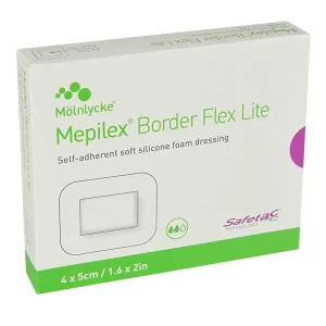 Mepilex Border Flex Lite opatrunek wszystko w jednym 4x5 cm 1 szt