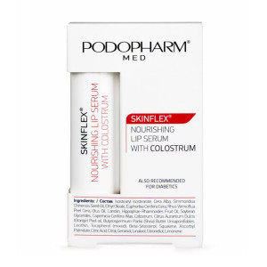 Podopharm SKINFLEX odżywcze serum do ust z colostrum 4,9g