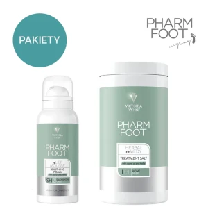 Pakiet Pharm Foot Herbal reMEDY Sól z oliwą ozonowaną + reLief Mousse Kojąca pianka