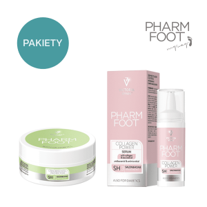 Pakiet Pharm Foot Cracked Heel Protector + Collagen Power Serum
