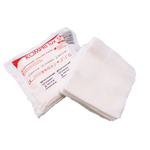 Kompri lux S Kompresy z gazy bez nitki RTG jałowe 5 x 5 cm 10 szt